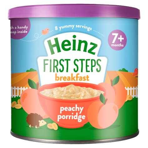 Heinz First Steps Breakfast Peachy Porridge 240g