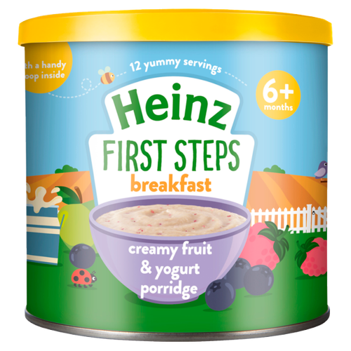 Heinz First Steps Creamy fruit & Yogurt Porridge 240g