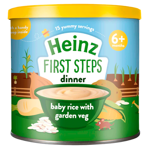 Heinz First Steps Baby Rice with Garden Road 200g