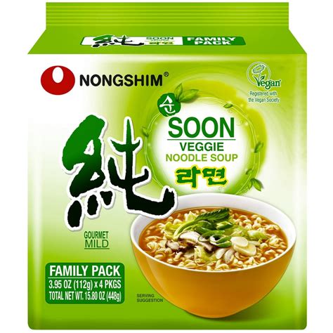 Nongshim Soon Veggie Ramyun Noddle 448g