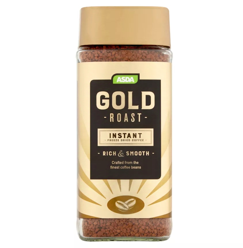 Asda Gold Roast Instant Freeze Dried Coffee 200g