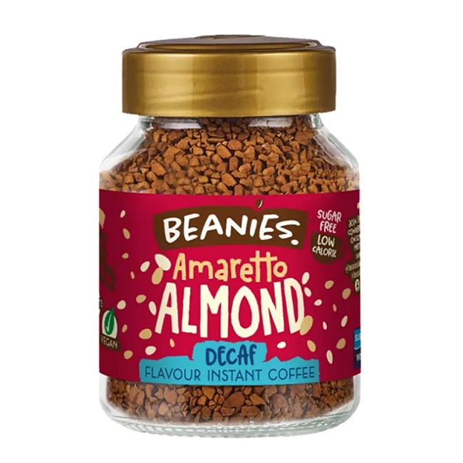 Beanies Amaretto Almond Flavoured Decaf Coffee 50g