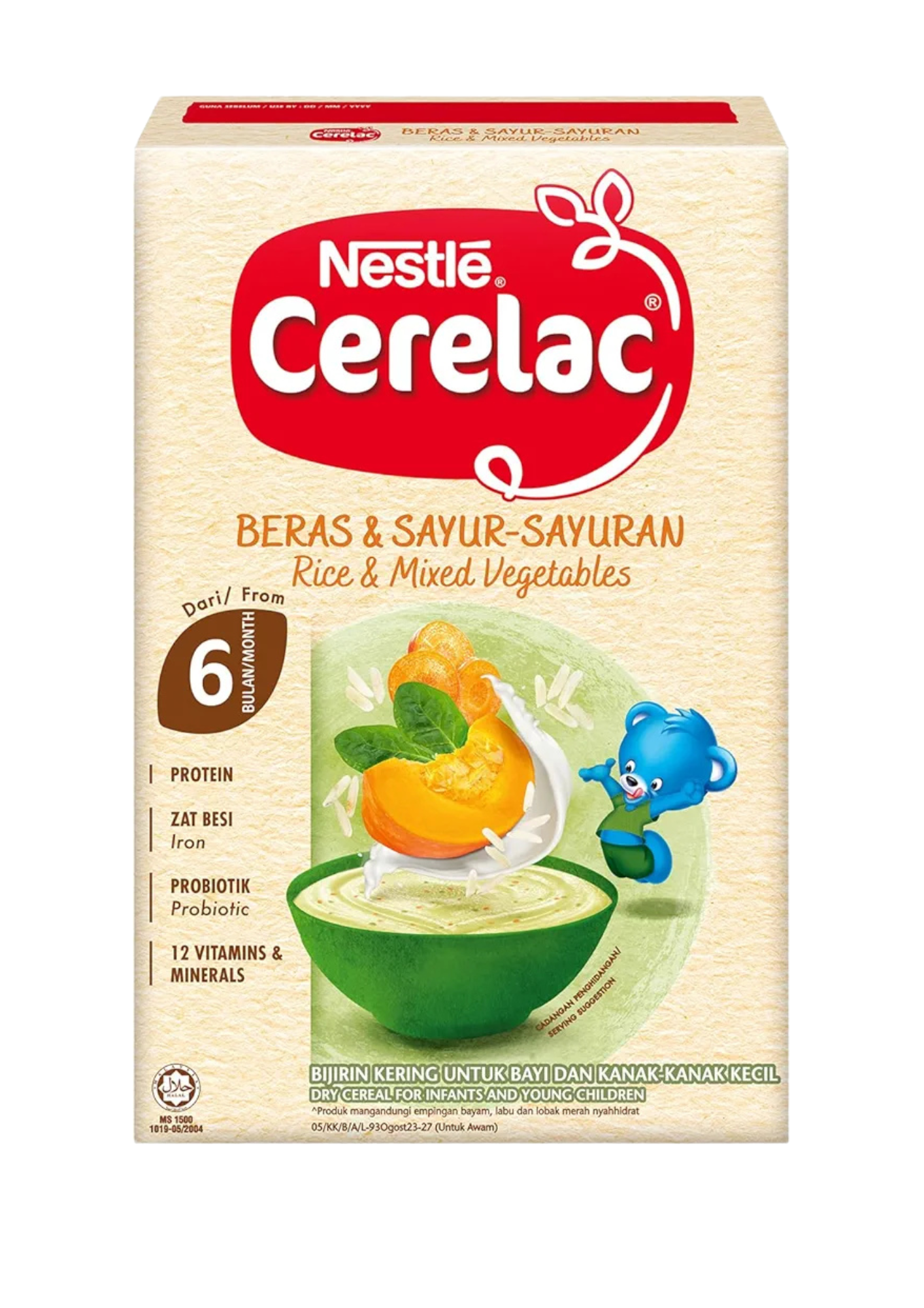 Nestle Cerelac Rice & Mixed Vegetable 250g