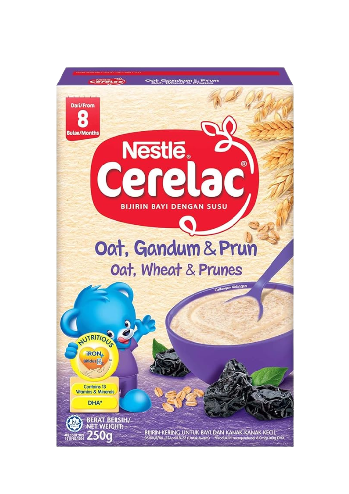 Nestle Cerelac Oat Wheat & Prune 250g