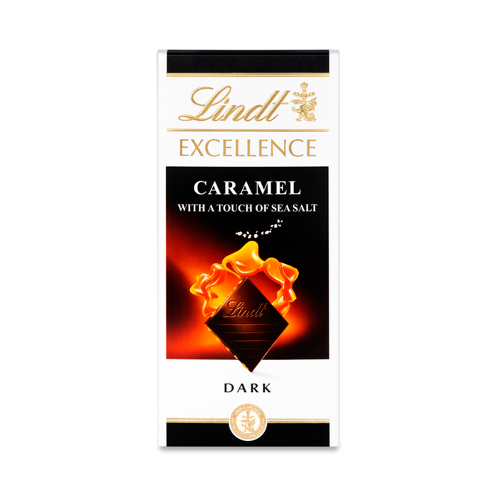 Lindt Excellence Caramel With Touch Of Sea Salt 100g