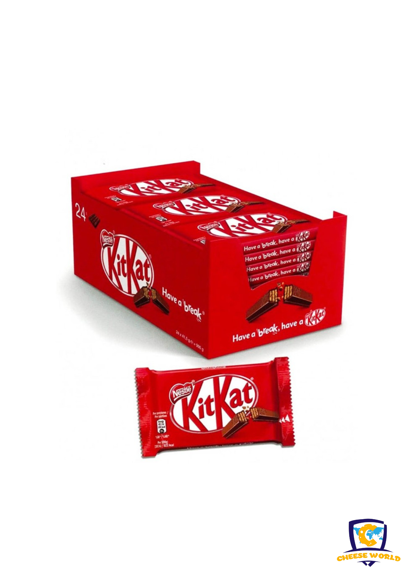 Nestle kitkat 4 Finger (41.5gm X 24pcs)-Dubai