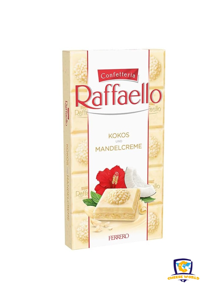 Ferrero Raffaello Chocolate Bar with Coconut and Almond Cream 90 grams