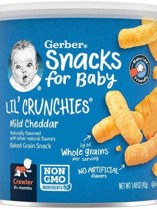 Gerber Lil' Crunchies Mild Cheddar 42g