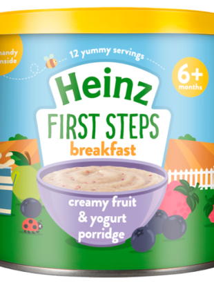 Heinz First Steps Creamy fruit & Yogurt Porridge 240g