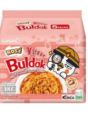 Samyang Rose Buldak Hot Chicken Flavor Ramen 700g