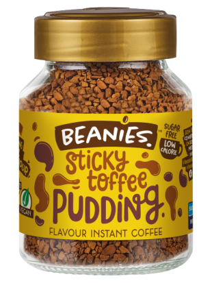 Beanies Sticky Toffee Pudding Flavour Instant Coffee 50g