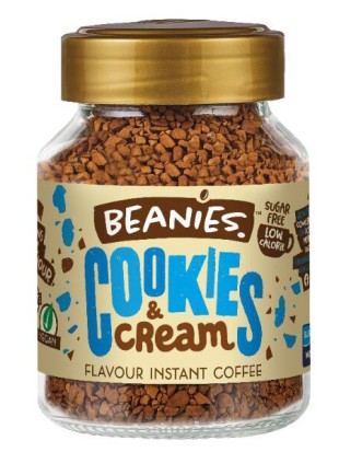 Beanies Cookies Cream Flavour Instant Coffee 50g