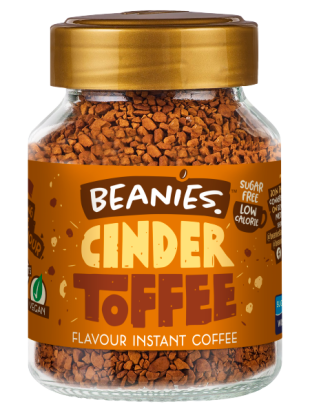 Beanies Cinder Toffee Flavour Instant Coffee 50g