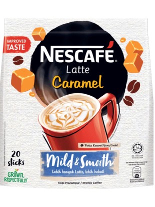 Nescafe Latte Caramel Mild & Smooth 332g