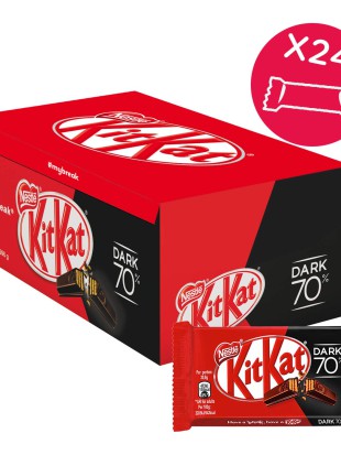 Kitkat 70 Dark Chocolate 4 Fingers 24pcs Box 996g