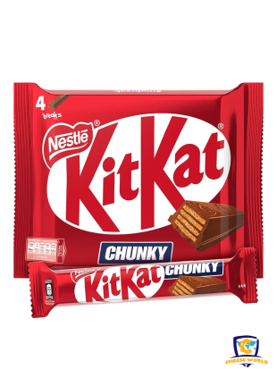 Kitkat Chunky Chocolate Wafer Bar 40g (4 Bars)