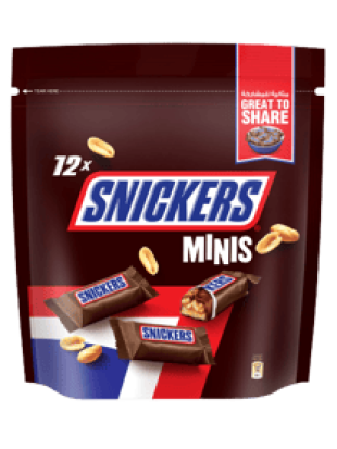 Snickers Minis Chocolate 12pcs 180g