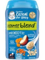 Gerber Probiotic Oatmeal & Peach Apple Baby Cereal 227g