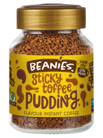 Beanies Sticky Toffee Pudding Flavour Instant Coffee 50g