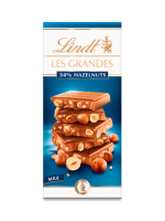 Lindt Les Grandes Milk Chocolate Hazelnuts 150g