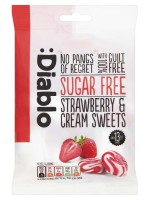 Diablo Sugar Free Strawberry and Cream Sweets 75g