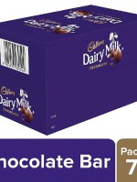 Cadbury Dairy Milk Chocolate, 6.6g (Pack of 72)