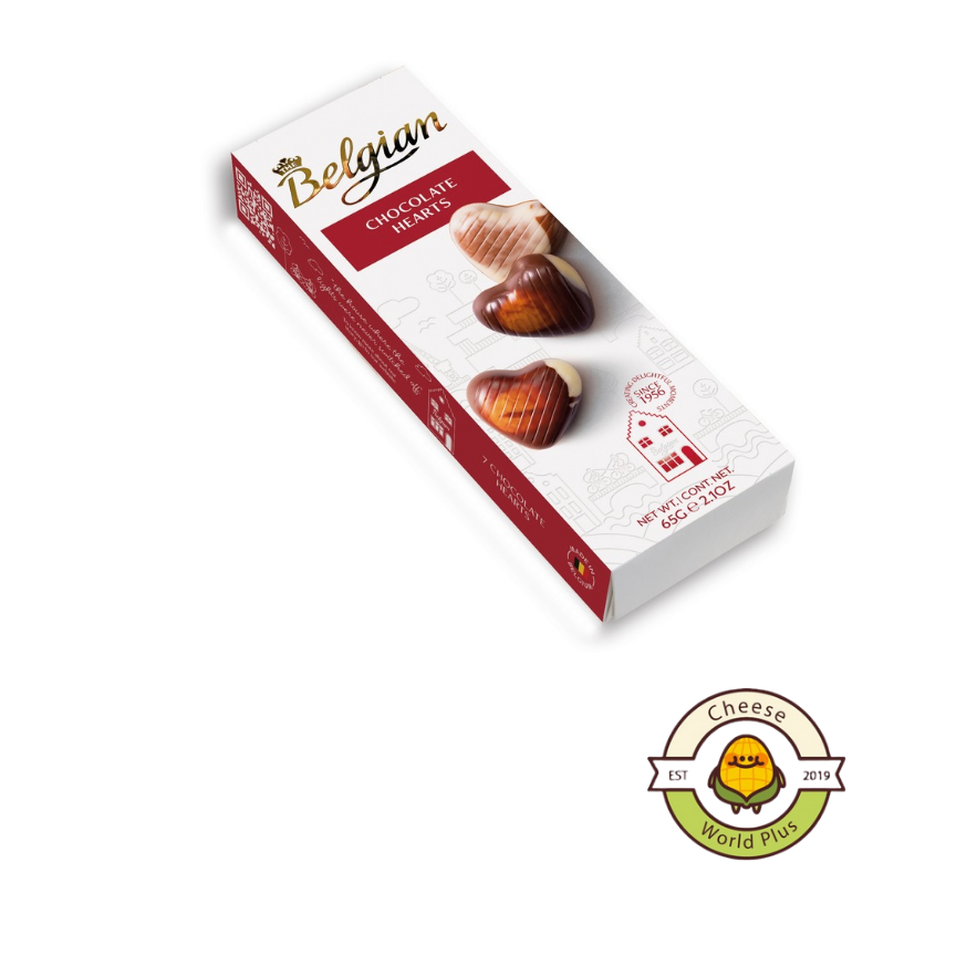 Belgian Chocolate Hearts 65g