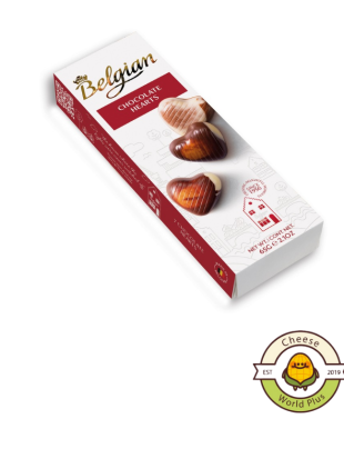 Belgian Chocolate Hearts 65g