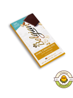 Belgian No Sugar Added Dark with Almonds Chocolate Bar 100g