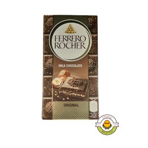 ferrero rocher milk chocolate orginal bar 90gm